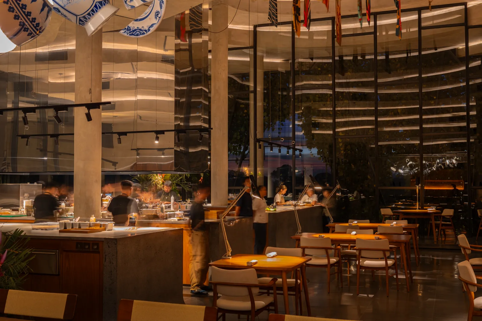 The dining room at Locavore NXT in Lodtunduh, Ubud
